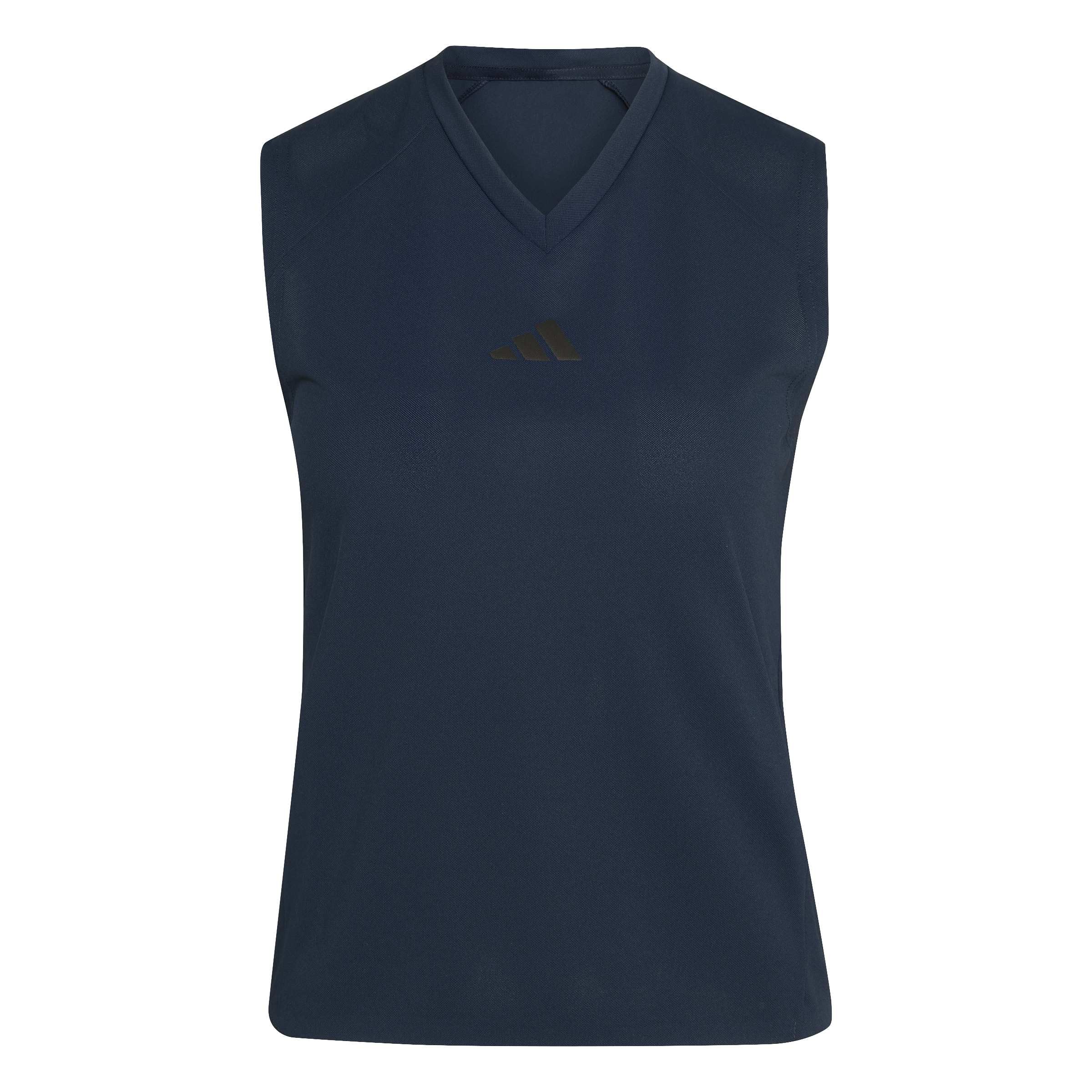 adidas Women's Climacool Tennis Match Tank Pro Shirt, Aurora Ink, XL