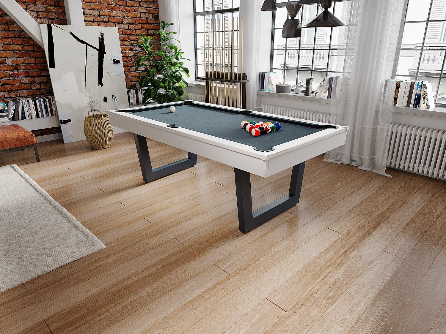 Vente-unique - Table Transformable : Billard & ping-Pong