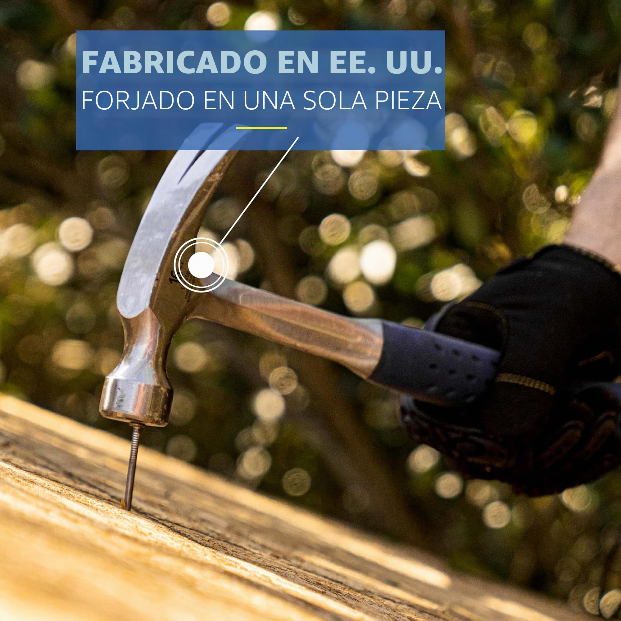 Estwing ESTE316S - Martillo de carpintero. Empaque puede variar.