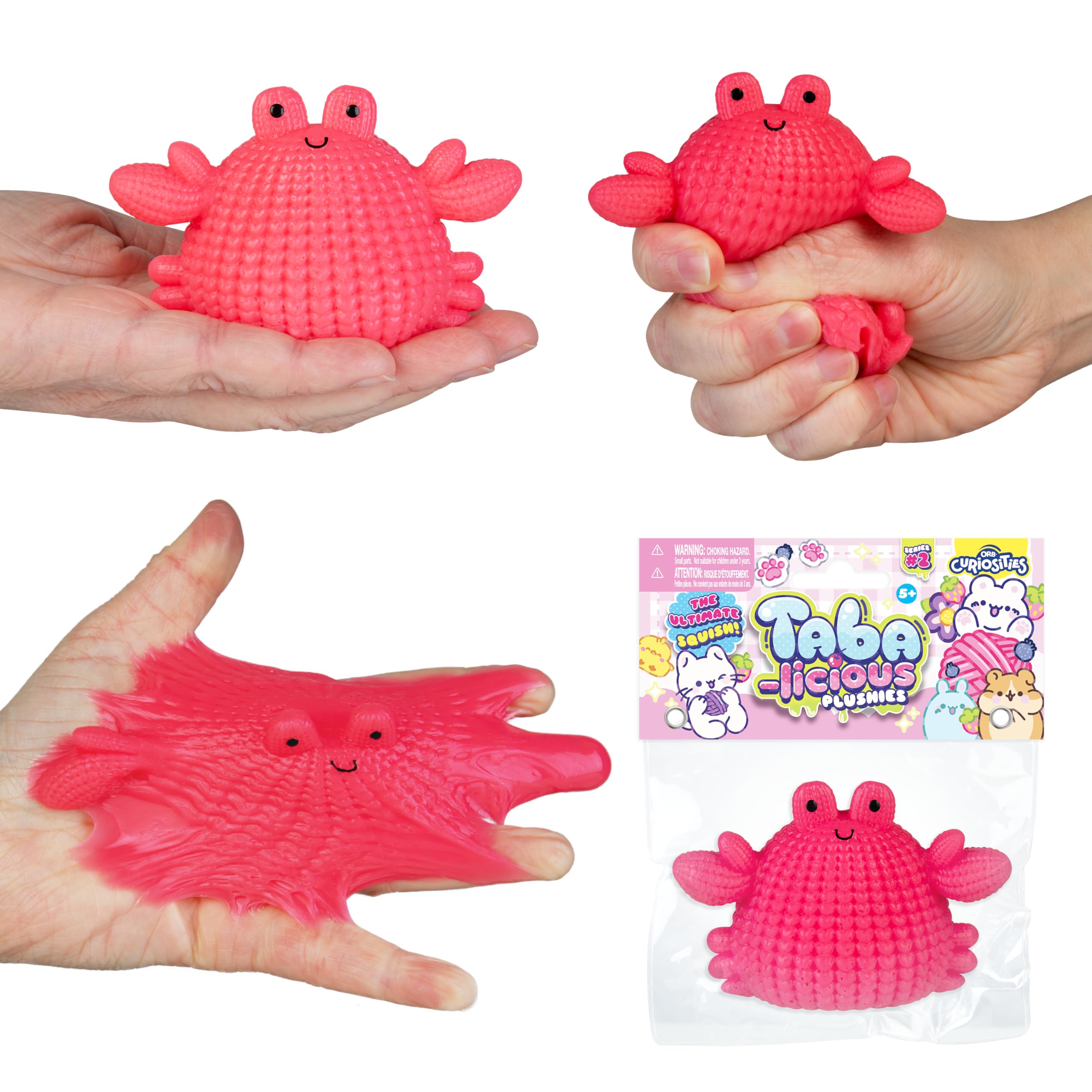 Amazon.com: ORB Tabalicious Plushies TABA Squishy Crab Plushy Toy