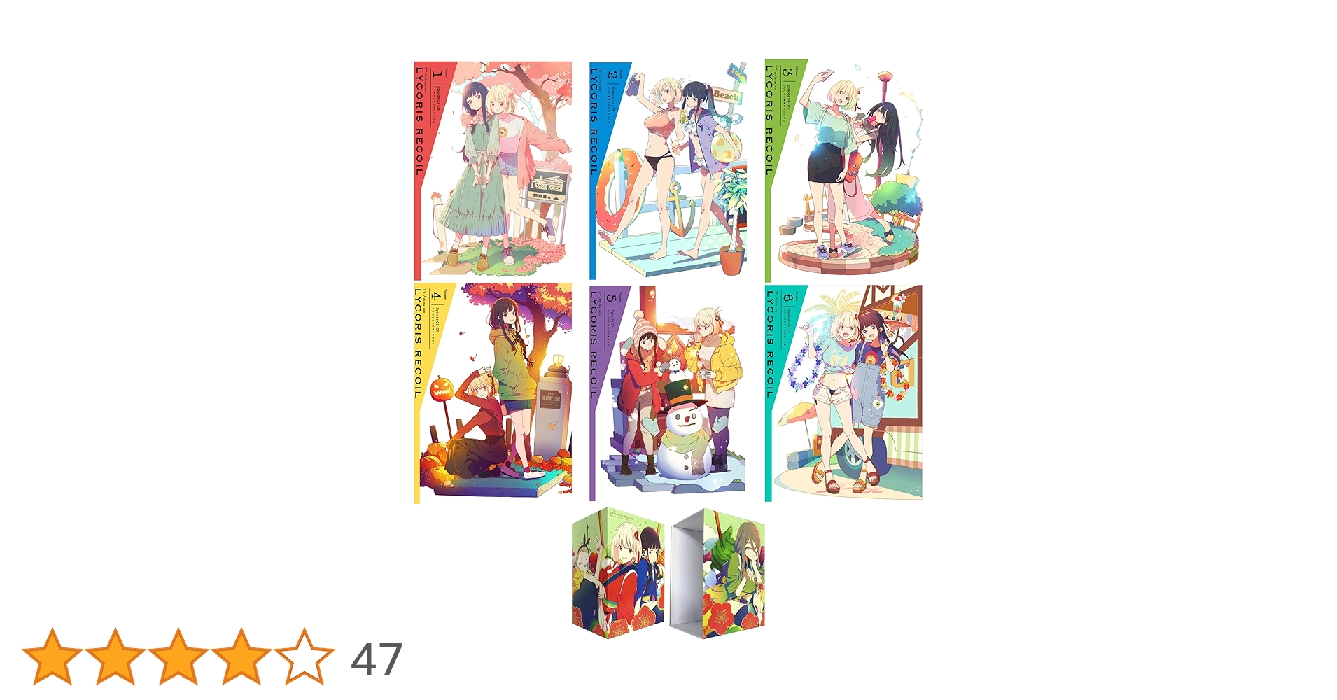 リコリス・リコイル Blu-ray〈完全生産限定版〉全6巻セット Amazon.co.jp | リコリス・リコイル 完全生産限定版 ブルーレイ 全6巻