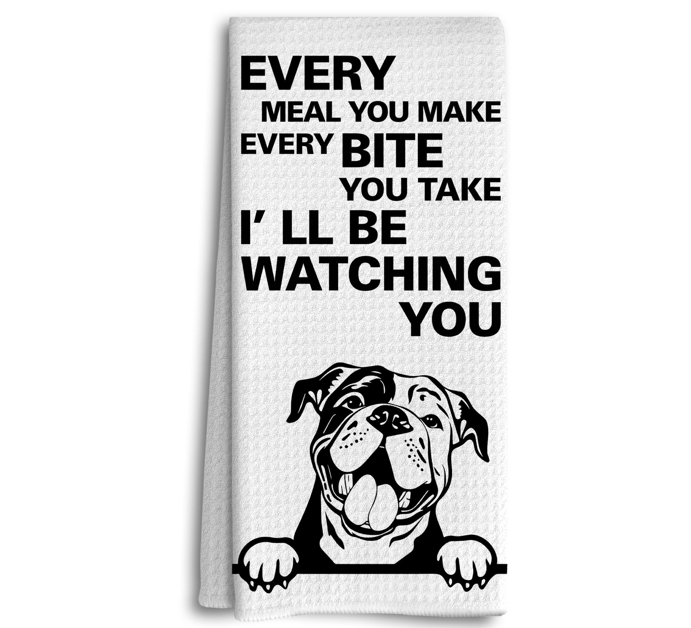 Paño de cocina de bulldog continental ideal para regalar a amantes de mascotas