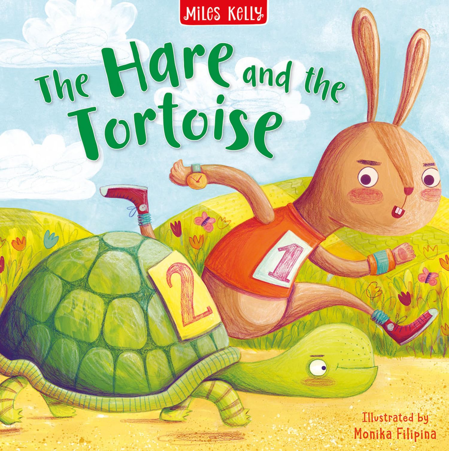 The Hare and the Tortoise: A great simple Illustrated classic children's Picture Book for kids ages 3 to 5 (Aesop's Fables)