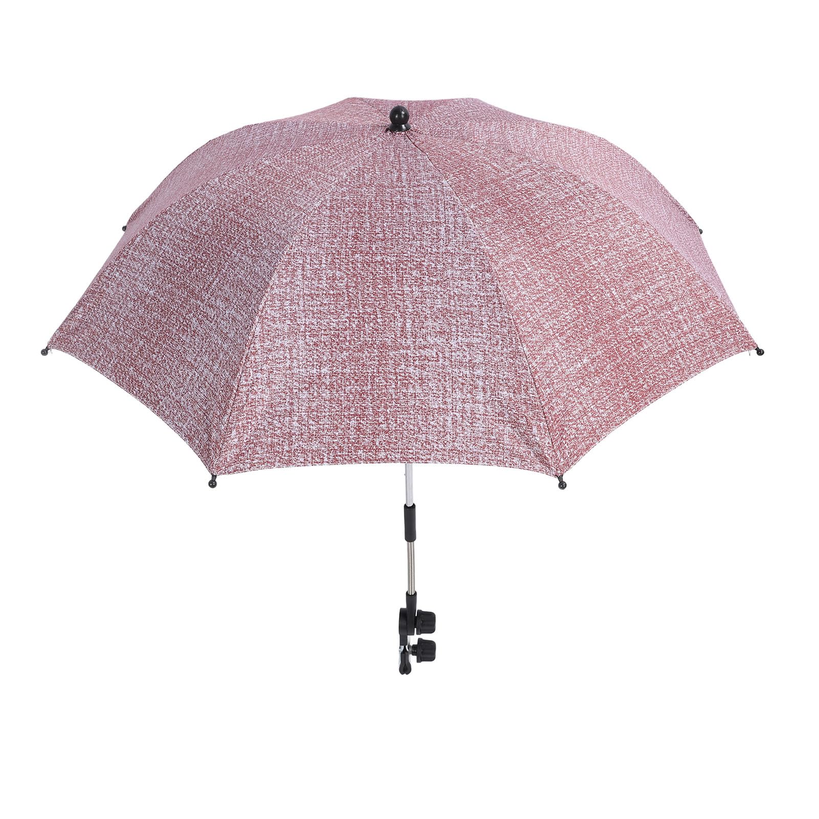 YWBL-WH Baby Stroller Sun Parasol with Umbrella Clip Fixing Device Baby Pram Sun Shade Sun Umbrella Protect Pushchair Sun Parasol (Denim Red)