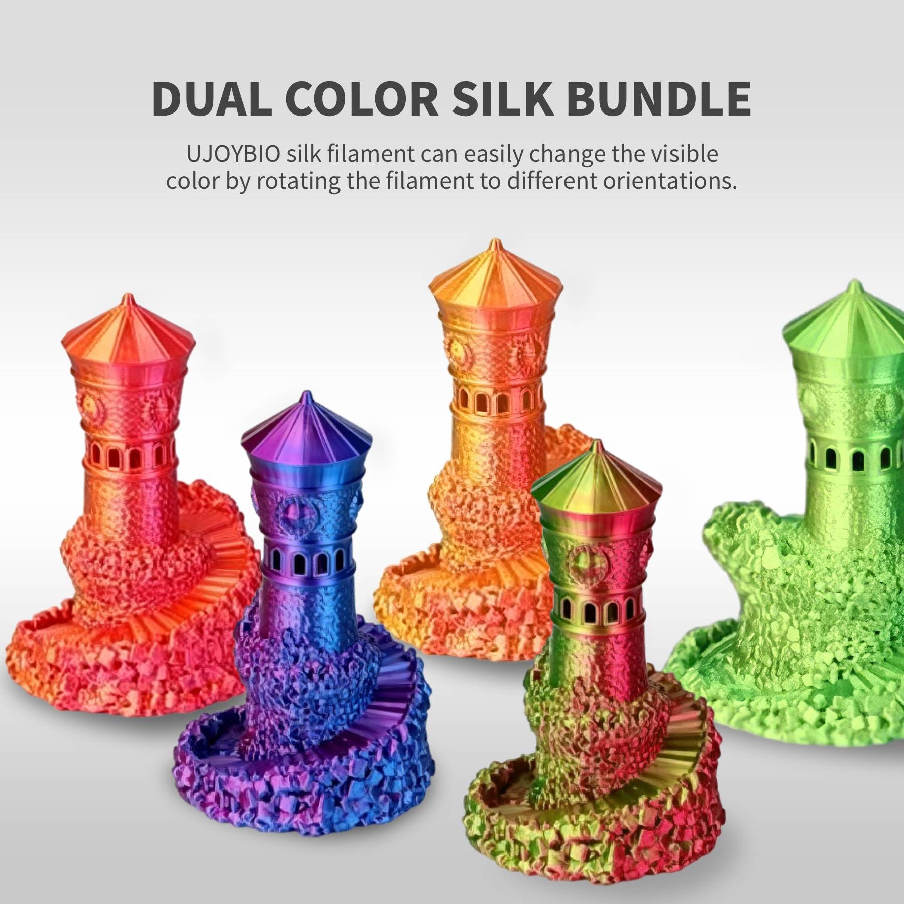 Filamento PLA Plus para impresora 3D de 1.75 mm, paquete de filamento PLA de 1.75 mm PRO, PLA+ precisión dimensional +/- 0.03 mm, carrete de 250 g, 8 paquetes (250 g x 8 PLA Plus + paquete de