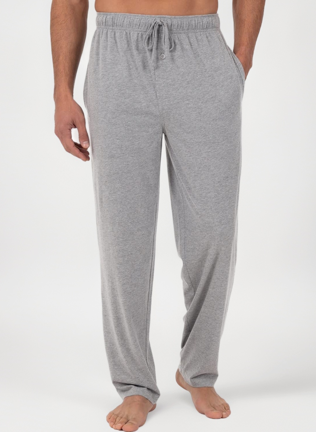 Fruit of the Loom Men's Jersey Knit Pyjama Bottoms, Extended Sizes, 1 & 2 Packs Extended Sizes Jersey Knit Sleep Pants