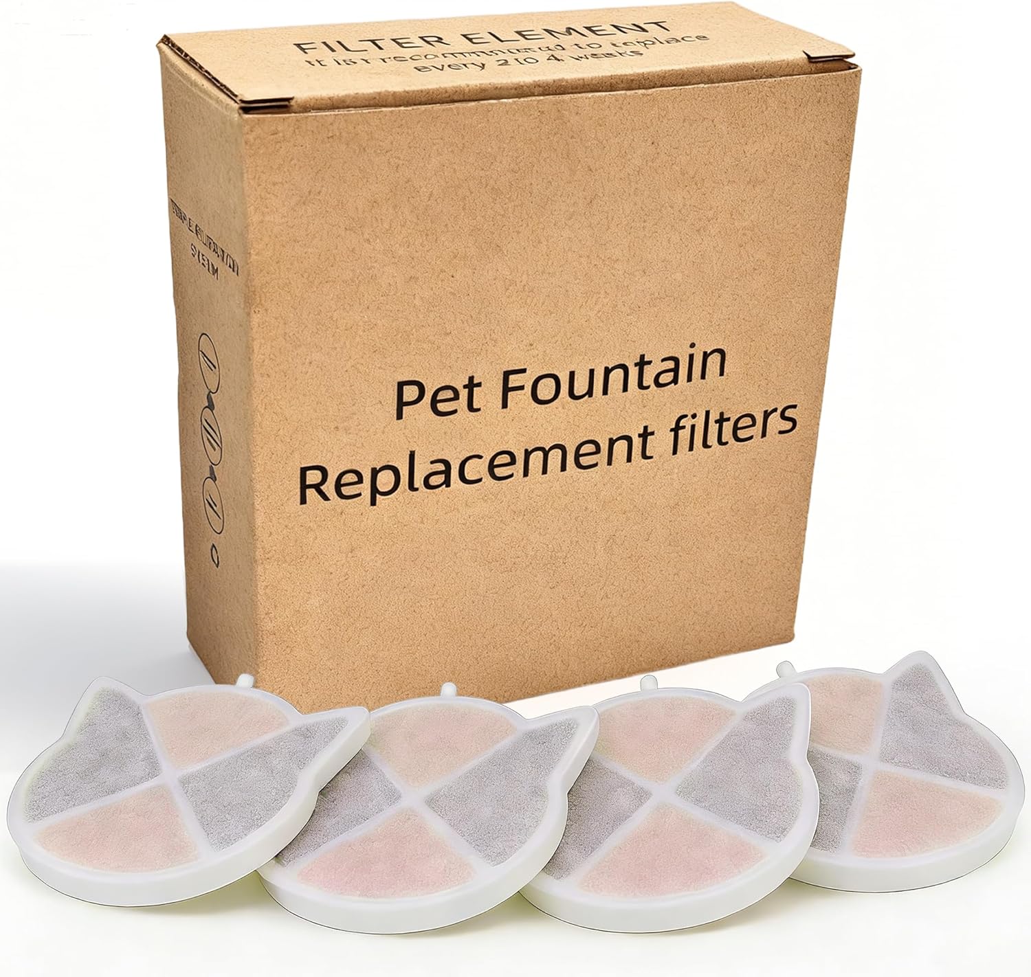 AWPAWSEN Glass Cat Dog Water Fountain 70oz/2.1L for Cats Dogs with 3 Spray Heads with LED Light,Ultra-Quiet, Automatic Water Dispenser, Glass & Stainless (Water Fountain)+4filter