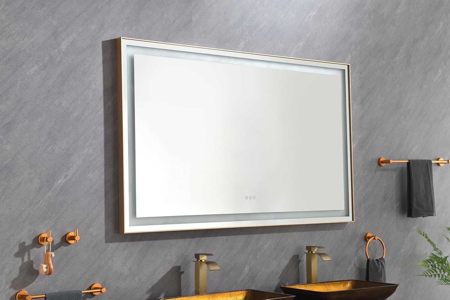 LTL Needs to Consult The Warehouse address72*36 LED Lighted Bathroom Wall Mounted Mirror with High Lumen+Anti-Fog Separately Control