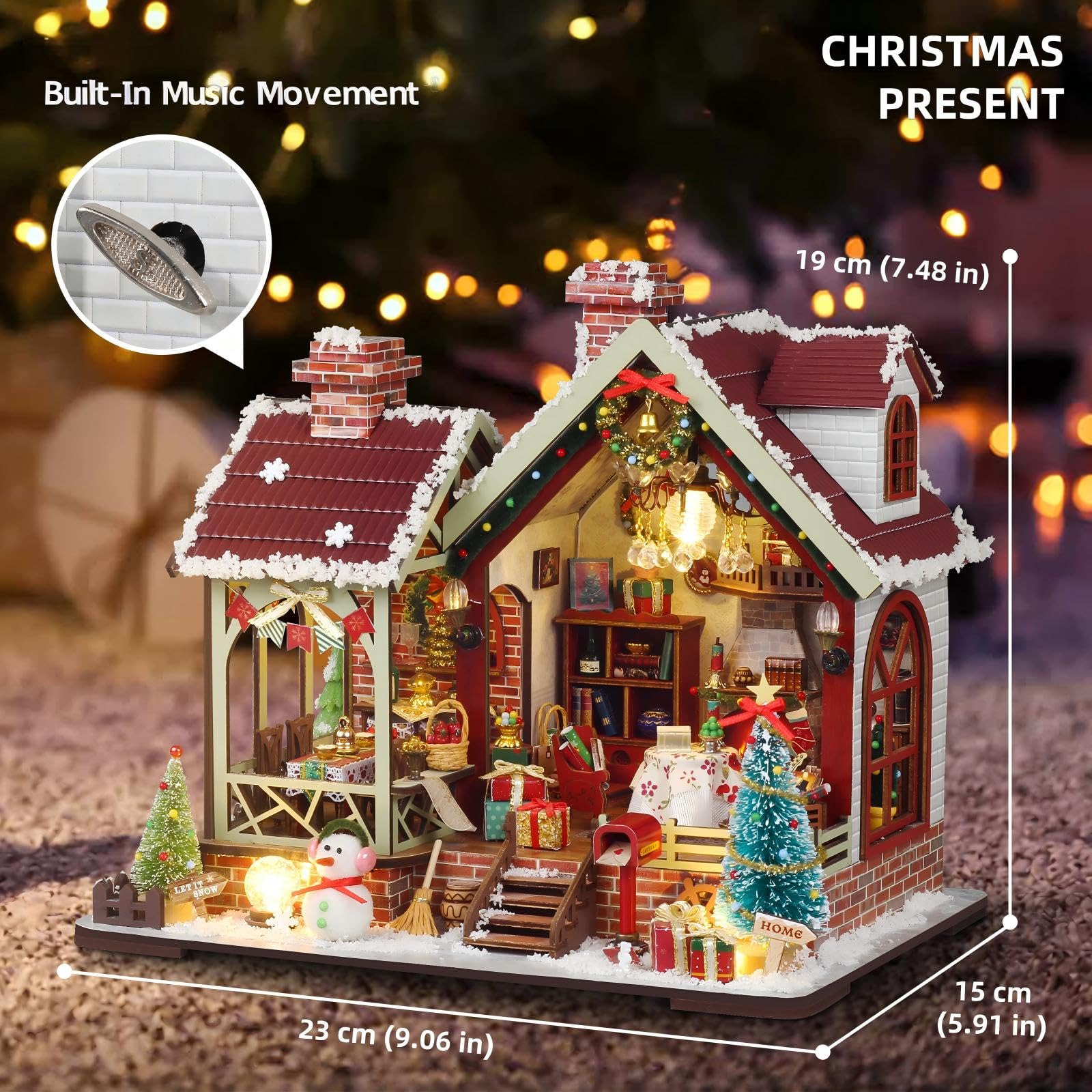 Amazon.com: OZJAY Miniature House Kit, Mini House Building Kit