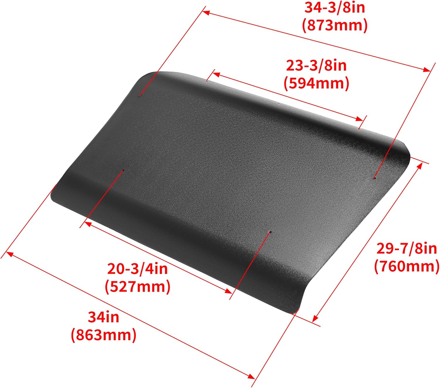 Roof Top Compatible with 2022 2023 2024 2025 RZR 200 EFI Textured Plastic Black ABS Roof Replacement Only 2889739