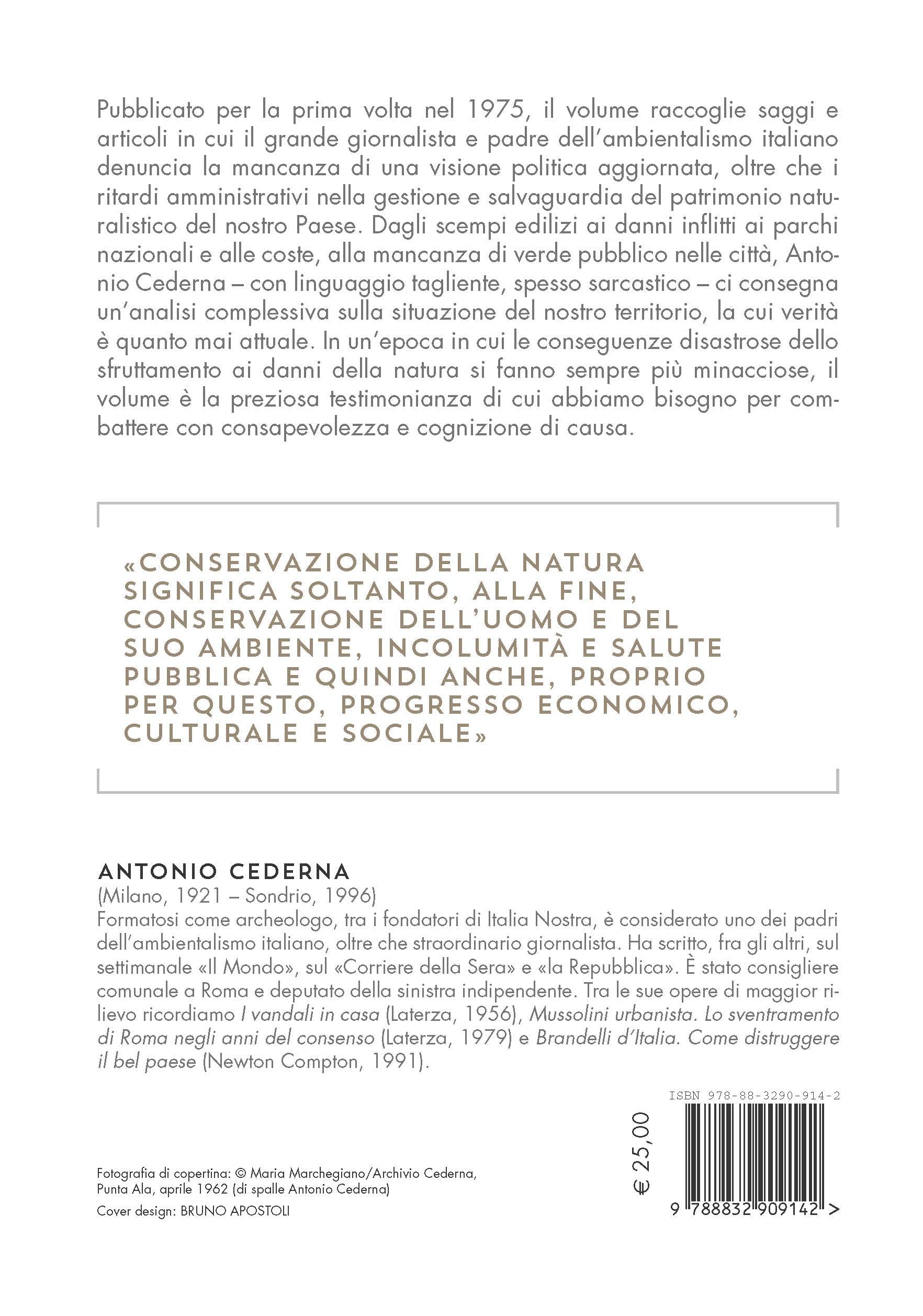 La distruzione della natura in Italia
