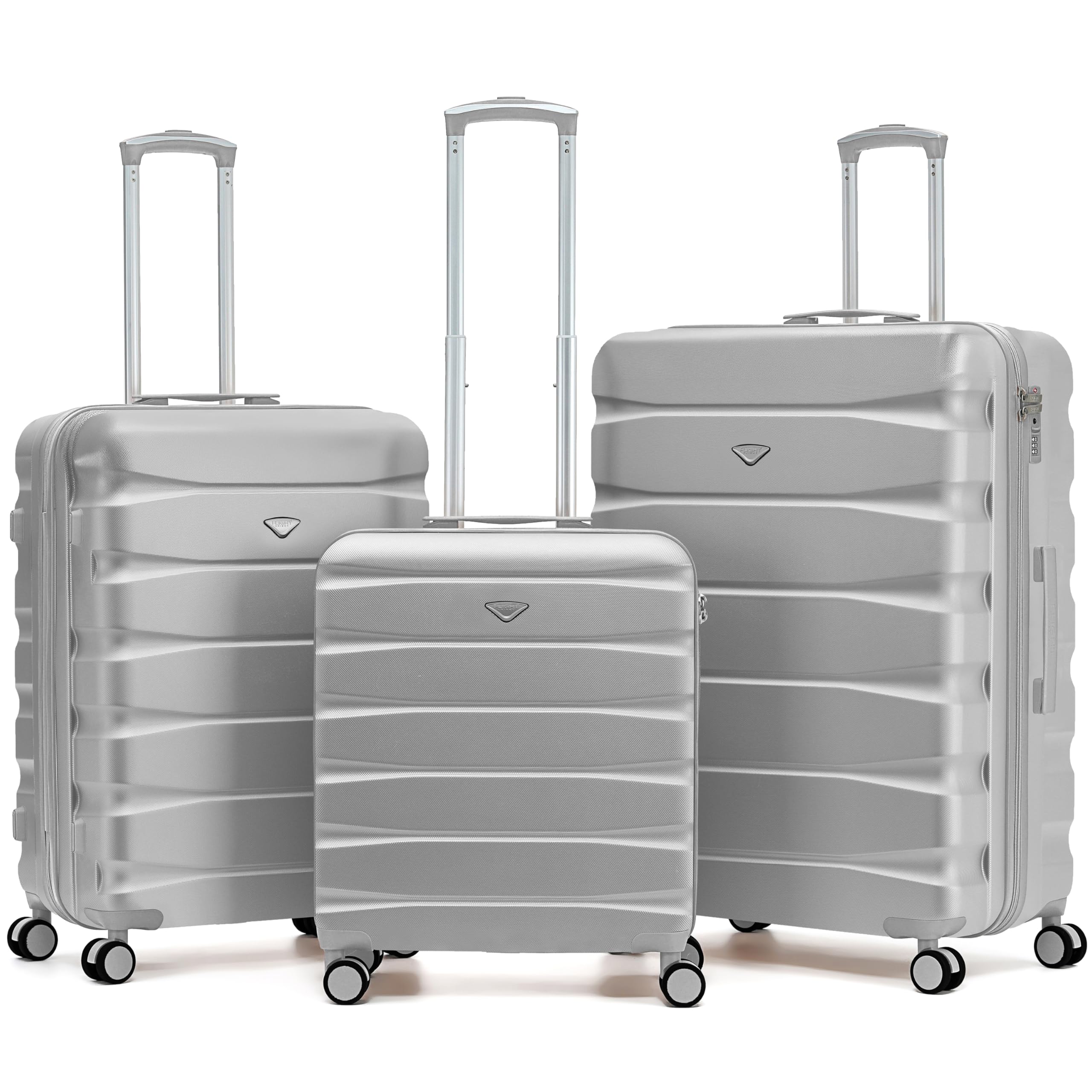 Flight Knight Underseat Cabin Suitcase 45x36x20cm | Free Hand Luggage for EasyJet & Wizz Air | Lightweight ABS Hard Shell with 8 Silent-Glide Spinner Wheels | Max Space Travel Bag — view 175