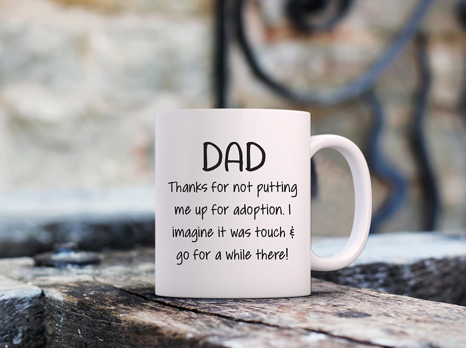 Bеѕt Cуbеr Dеаlѕ 🔥 Dad Thanks For Not Funny Coffee Mug - Best Christmas Gifts for Dad, Men - Unique Xmas Gag Dad Gifts from Daughter, Son, Favorite Child, Kids - Cool Bday Present Idea for Father, Him - Fun Novelty Cup