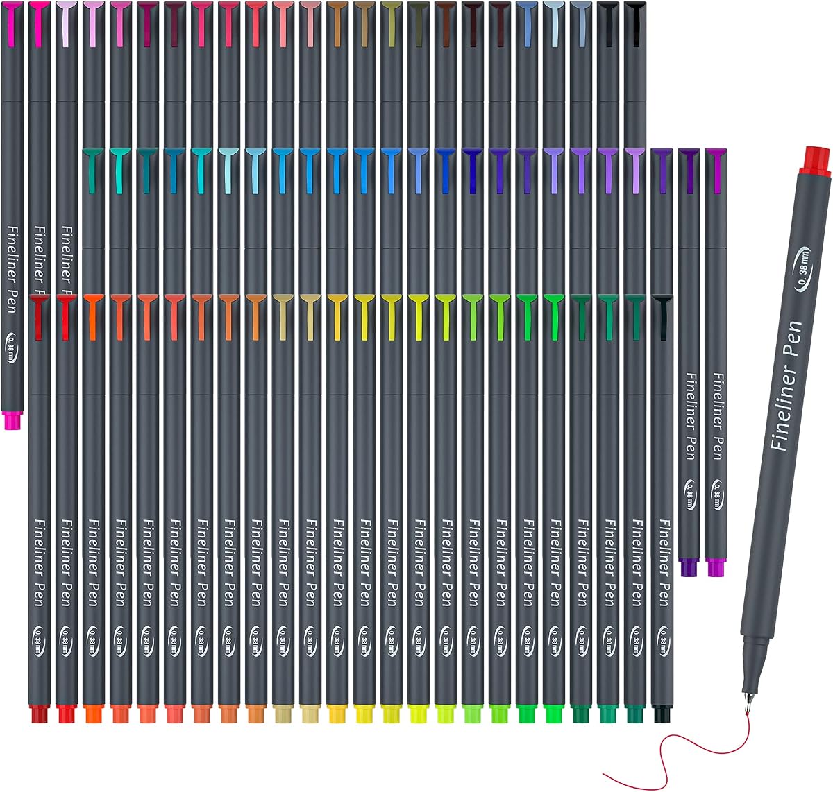Vanstek 72 Colors Journal Planner Colored Pens, Fineliner Pens for Journaling, Writing Coloring Drawing, Note Taking, Calendar, Planner, Art Office School Gift Supplies