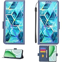 Aroepurt Case Compatible for G-Tab Y Smartphone Phone Case Flip Cover [with Tempered Glass Screen Protector][RFID Blocking][Colorful Reflect Light] PTL-LS
