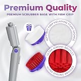 SYNOSHI PRO Electric Spin Scrubber. Power Cleaning Brush, Cordless Scrubbing - 4