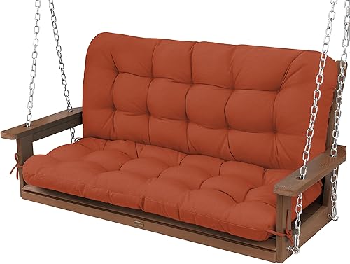 YEFU CojĂn de columpio para porche, cojines de reemplazo de 2 a 3 plazas con respaldo, cojĂn de banco impermeable para patio y jardĂn, 48 x 40 x 5 YEFU CojĂn de columpio para porche, cojines de reemplazo de 2 a 3 plazas con respaldo, cojĂn de banco impermeable para patio y jardĂn, 48 x 40 x 5