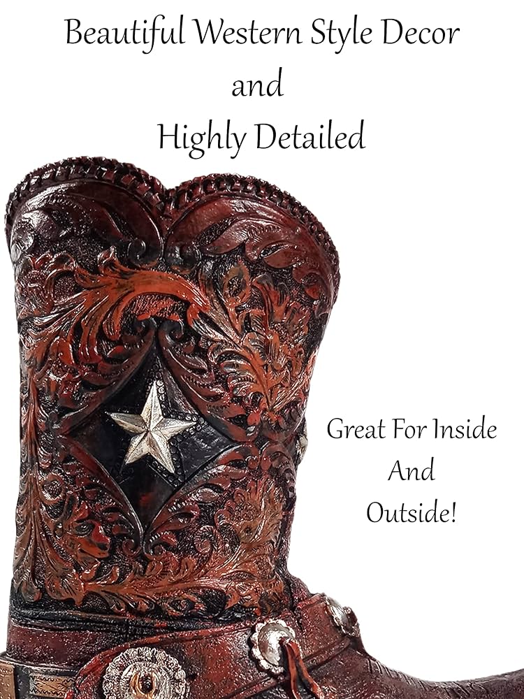 Amazon.co.jp: Urbalabs ウエスタンカウボーイブーツ花瓶 8