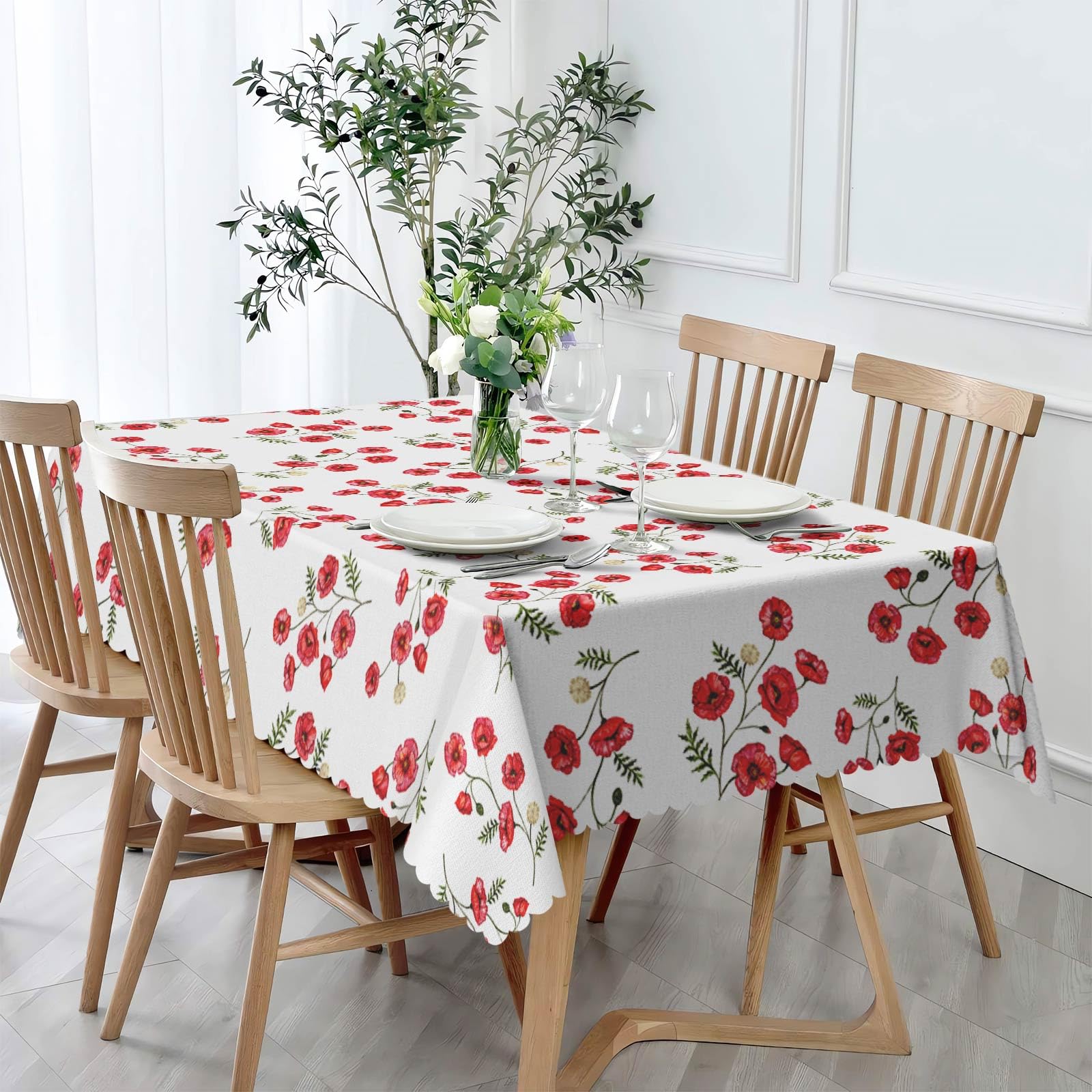 Table Cloth Rectangular, Wipeable Tablecloths - Image 2