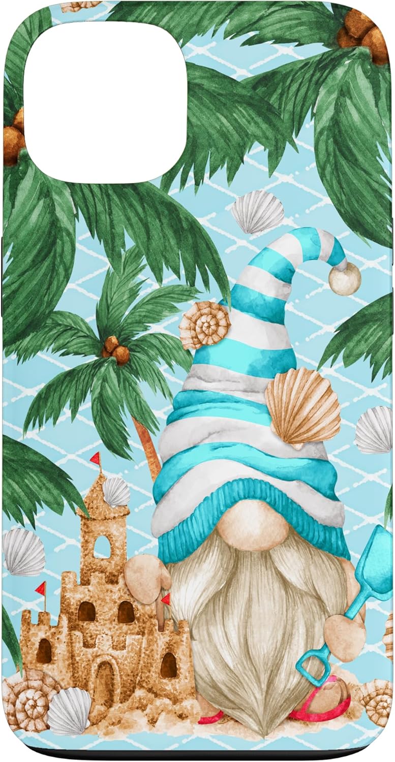 Life Is Better At The Beach For Summer Lover Funny Gnome Case for iPhone 14 Pro