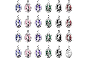 30PCS Our Lady of Guadalupe Medals for DIY Jewelry