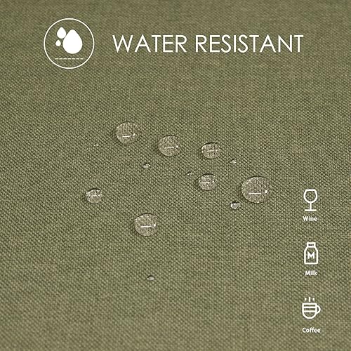 Miniatura 4 de BALCONY & FALCON Mantel para mesas rectangulares de 6 pies, impermeable, sin arrugas, para comedor, cocina, boda, baby shower y reuniones navideñas