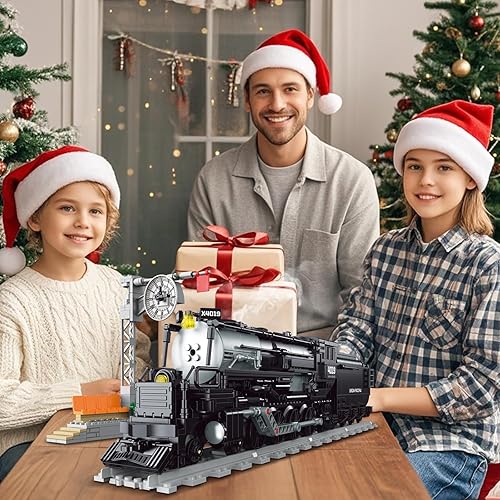 Miniatura 3 de Juego de construcción de tren urbano compatible con Lego para adultos, juegos de juguetes de construcción de tren tronco para niños y niñas de 8 a