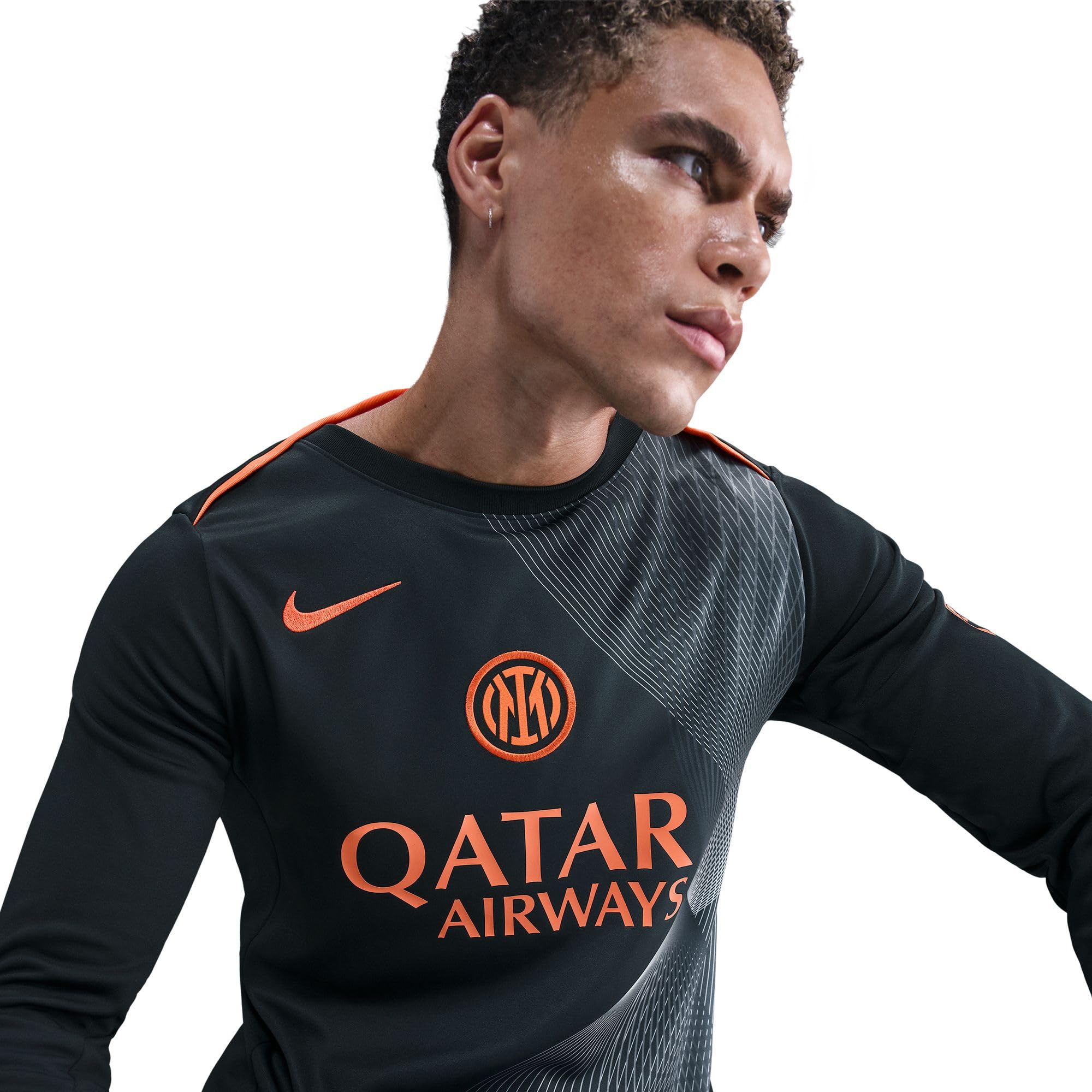 NIKE Koszulka z długim rękawem przed meczem Mężczyźni Inter Mailand Academy Pro Third Nike Dri-fit Total 90 Fußball-pre-match-longsleeve-oberteil Für Herren