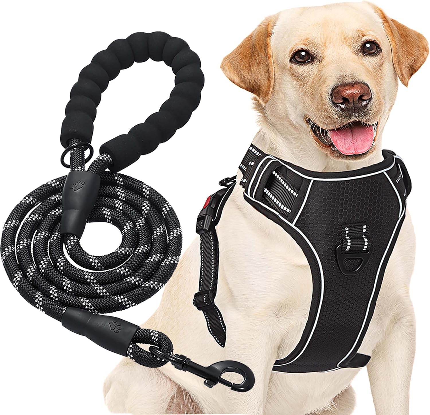 haapaw No Pull Dog Harness Adjustable Reflective Oxford Easy Control