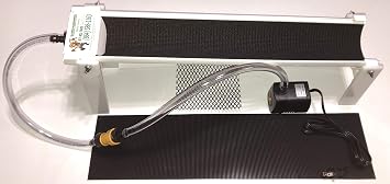 APGOLF Gold Mining Fine Gold Recovery Mini Sluice Box with Pump، Gold Stop Mat، V Mat and Legs