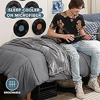 Vista 322 de Bare Home Comforter Set - King/California King Size - Ultra-Soft - Goose Down Alternative - Premium 1800 Series - All Season Warmth