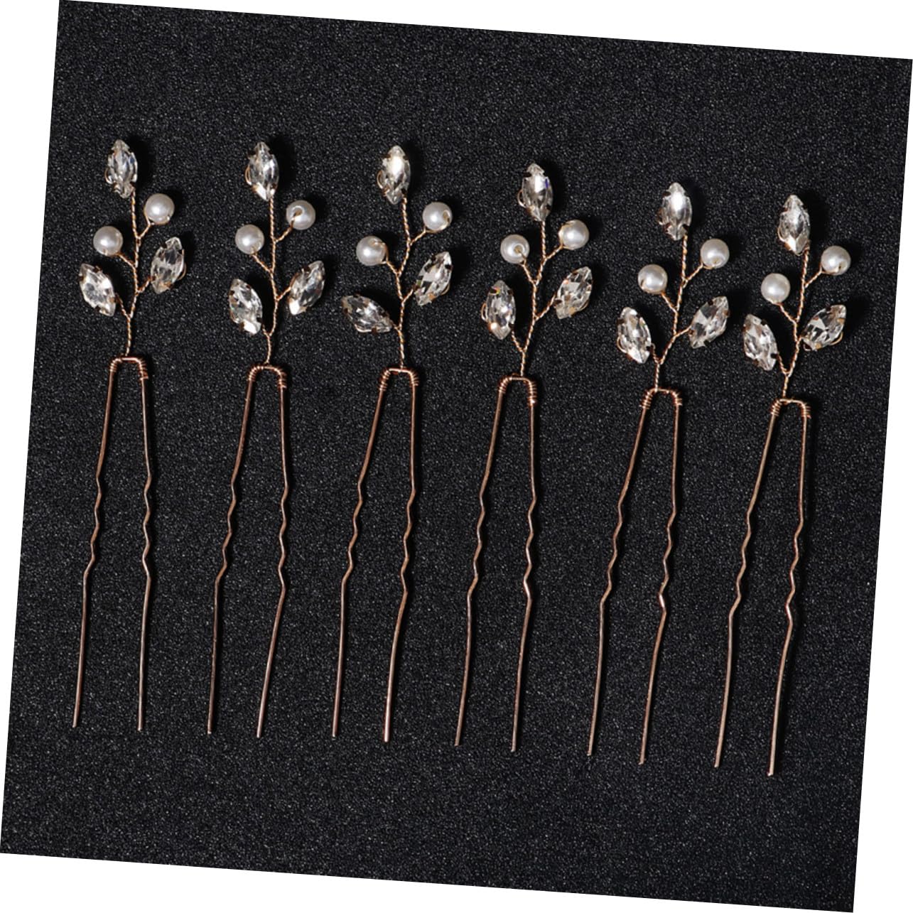 VICASKY 18 Pollici Fermagli per Sposa Vintage U Accessori con e Handmade per Matrimonio Cerimonie e Feste