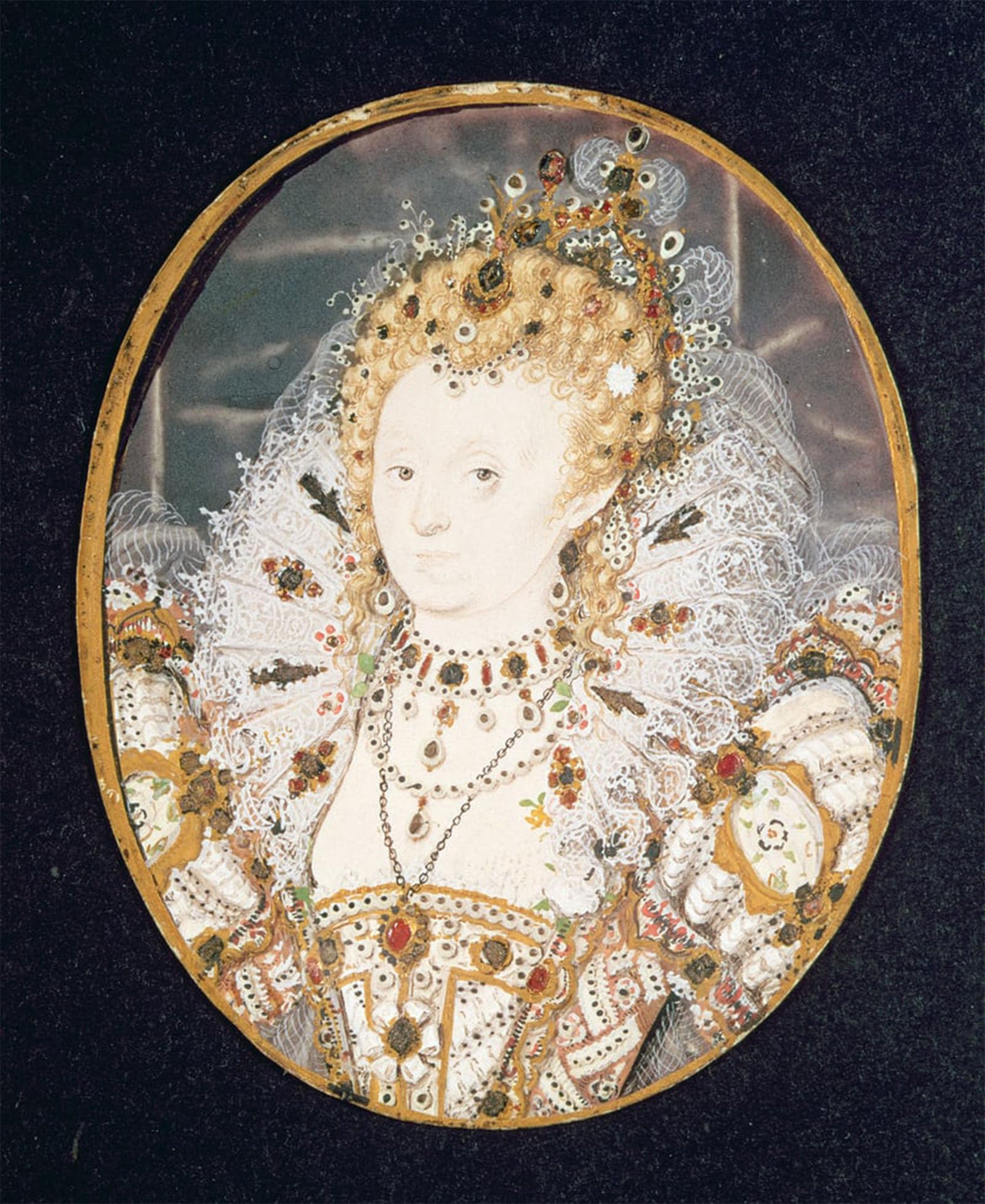 ARTXLXXBN Famous Painting Art Wall Decor Abstract Art Picture Queen Elizabeth I by Nicholas Hilliard Animal Pictures for Home Decor 60x90cm