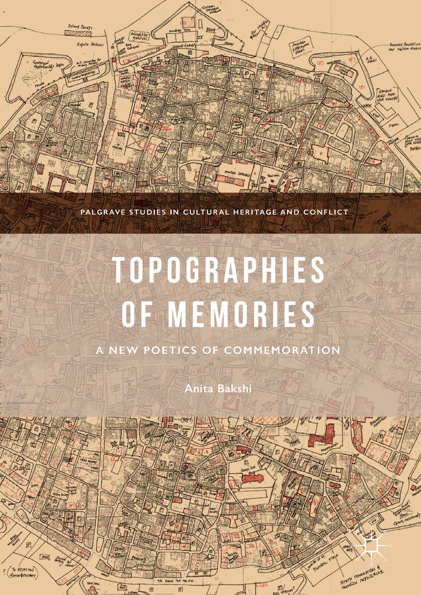 Topographies of Memories livre anglais sur la poétique de commémoration Palgrave
