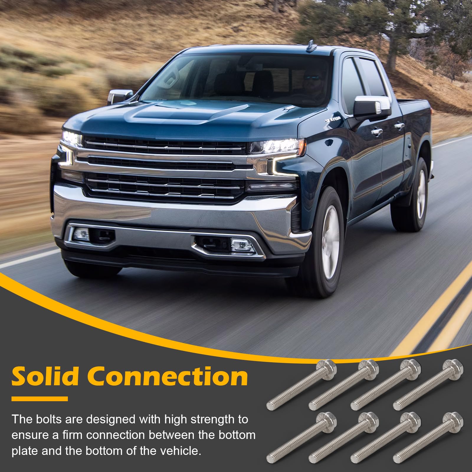 Truck Bed Mounting Hardware Kit Bolts Fits Ford Super Duty F250 F350 F450 F550 - View #6