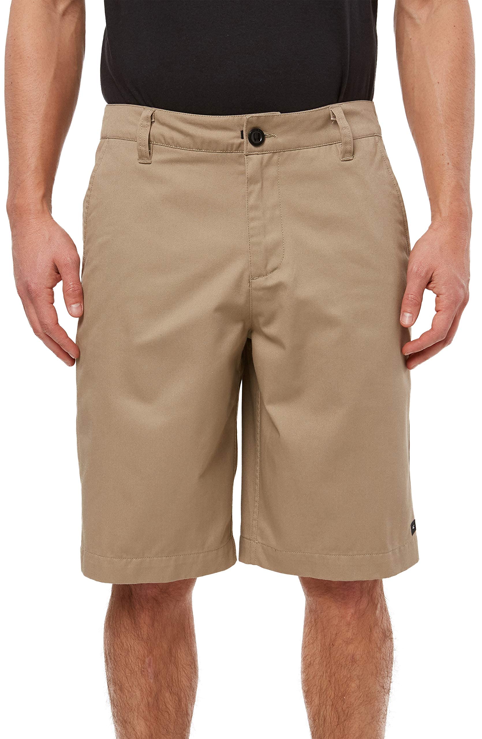 Men's Standard Fit Chino Walk Short, 22 Inch Outseam LongLength