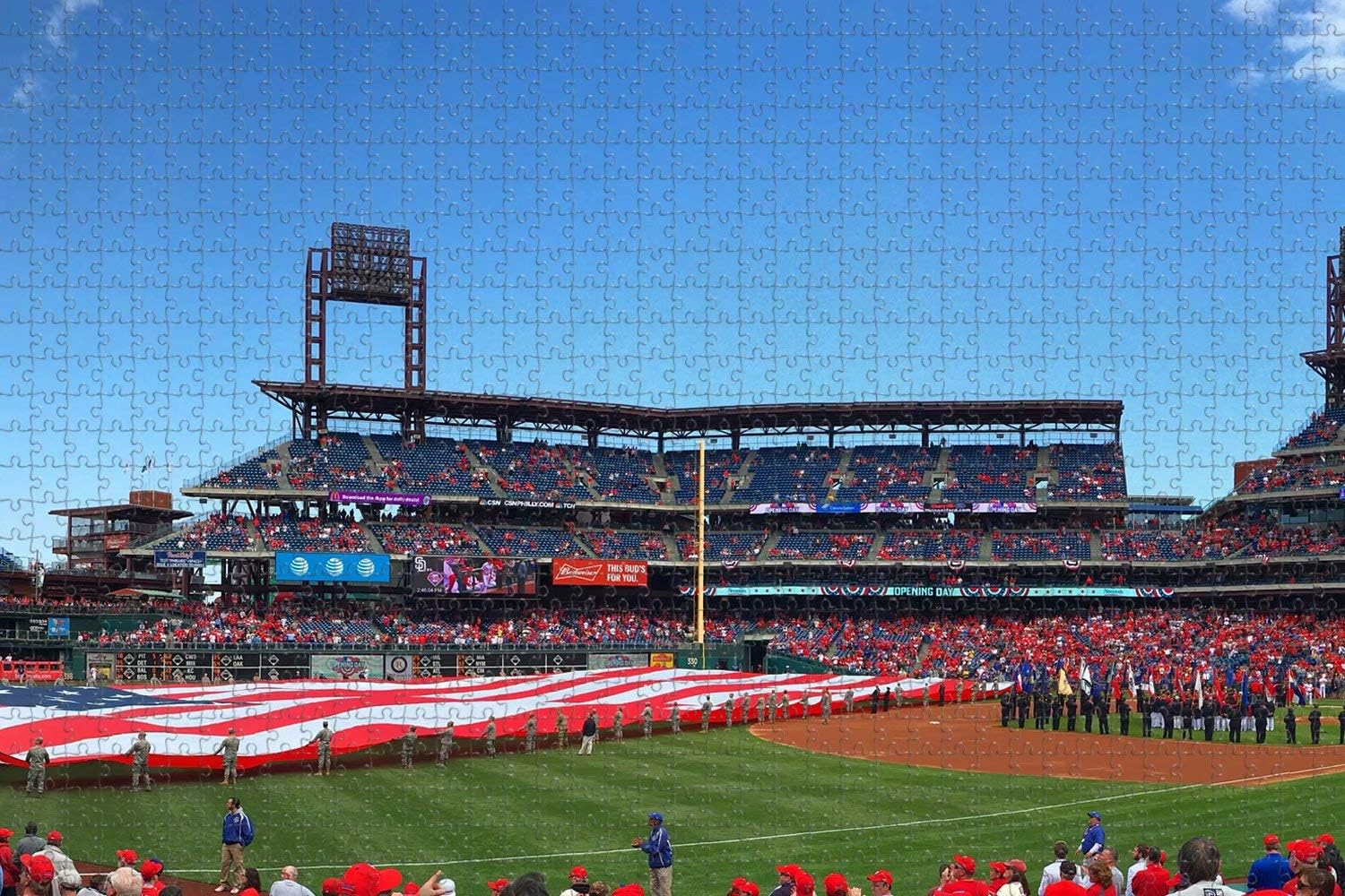 Jigsaw Puzzle for Adults USA America Baseball Phillies Philadelphia Puzzle 1000 Piece Wooden Travel Souvenir