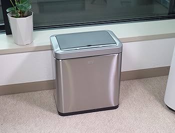 〈新品-送料込み〉EKO ゴミ箱 自動開閉 12L EK9233 EKO ブラビア センサービン 12L 電池式 インナーボックス 横開き