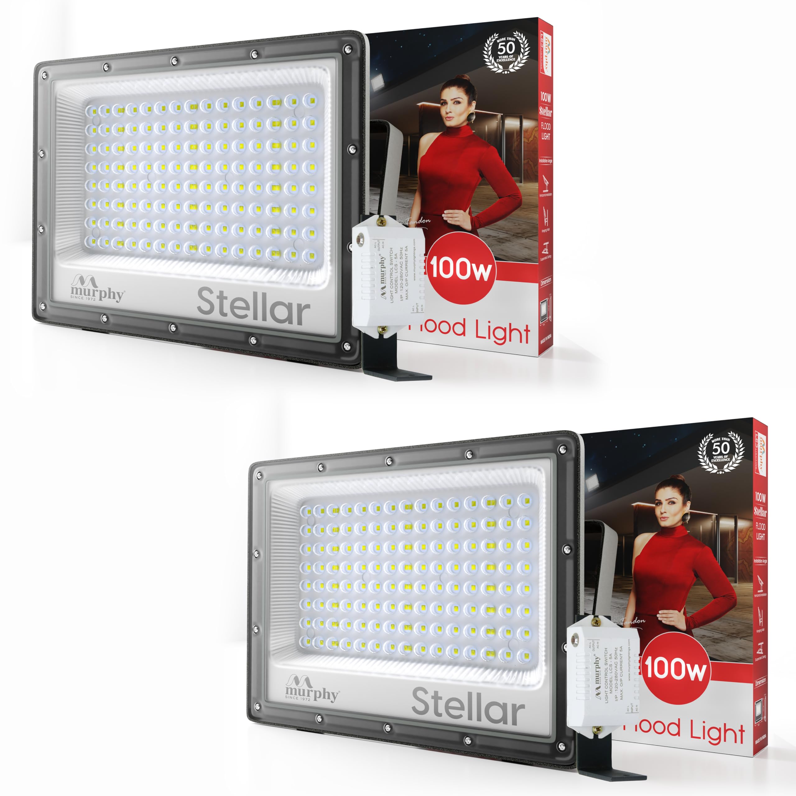 See full amazon price history chart for Murphy Steller 100W Led Waterproof with Auto On/Off Day Night Light Sensor Flood Light : Pack of 2 (Cool White, BIS Approved) Murphy Steller 100W Led Waterproof with Auto On/Off Day Night Light Sensor Flood Light : Pack of 2 (Cool White, BIS Approved) (B0DFLT6WPK) Amazon Price History, Amazon Price Tracker