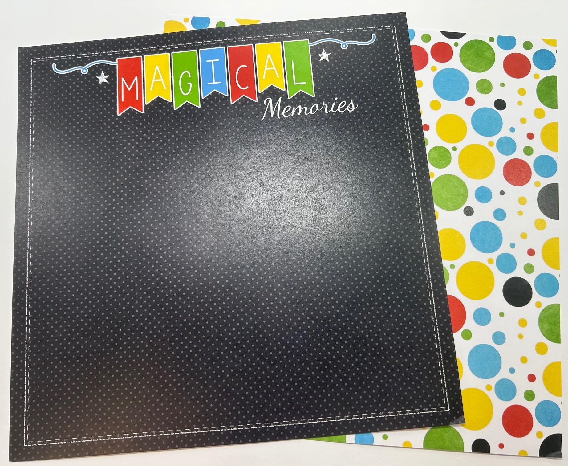 Scrapbook Customs Tematyczny papier i naklejki zestaw do scrapbookingu, magiczne wakacje