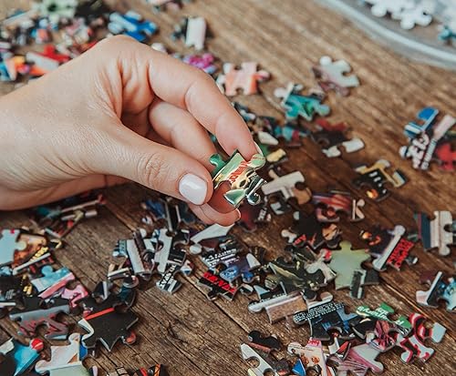 Miniatura 5 de Horror VHS Cemetery - Rompecabezas de 1000 piezas, rompecabezas para niños y adultos, 28 x 20 pulgadas