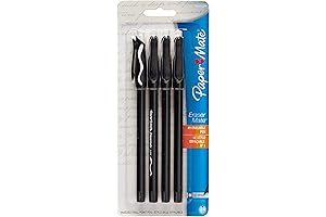 Paper Mate Erasermate Erasable Ballpoint Pens - 12 Pack