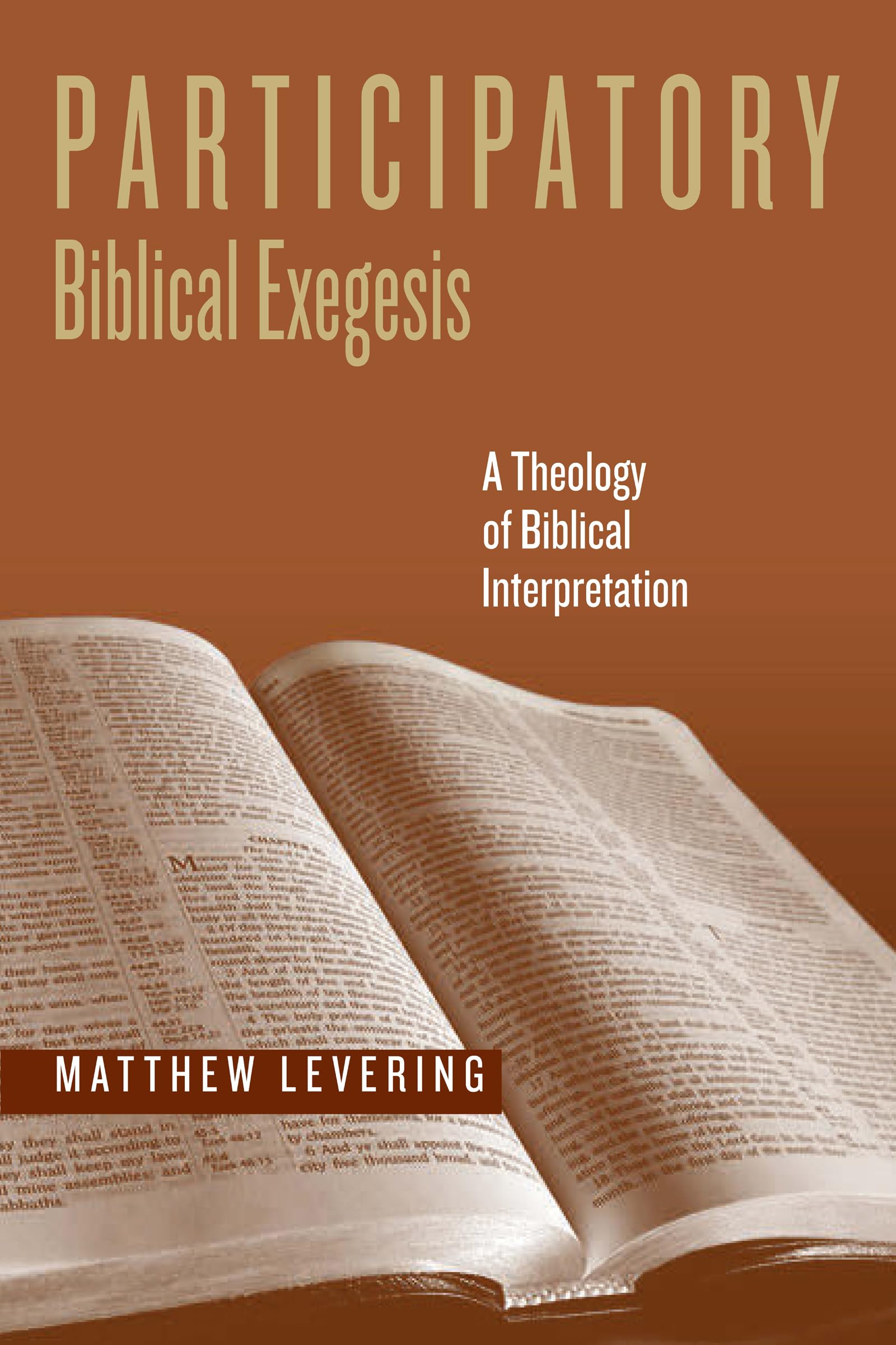 Participatory Biblical Exegesis – A Theology of Biblical Interpretation Levering