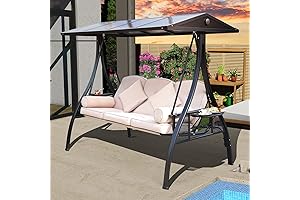 NOBLEMOOD Convertibel Outdoor Porch Swing