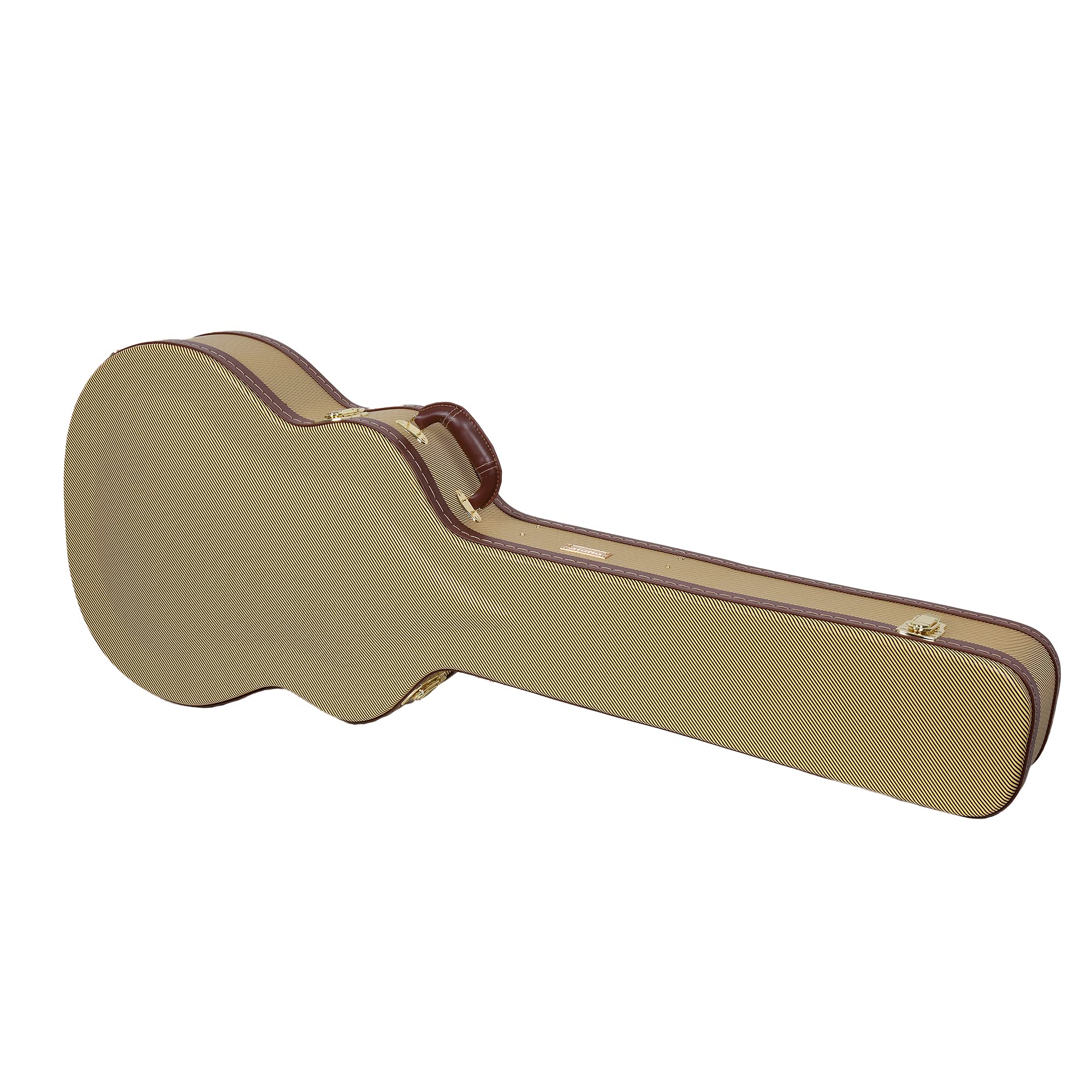 Crossrock Étui en Bois Pour guitares Basses acoustiques, vinyle Tweed (CRW620ABTW)