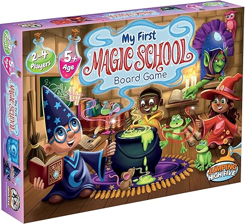 Miniatura 1 de My First Magic School - Juego de mesa para niños de 5 años en adelante, aprende nuevas habilidades mientras lanzas hechizos y carreras por los