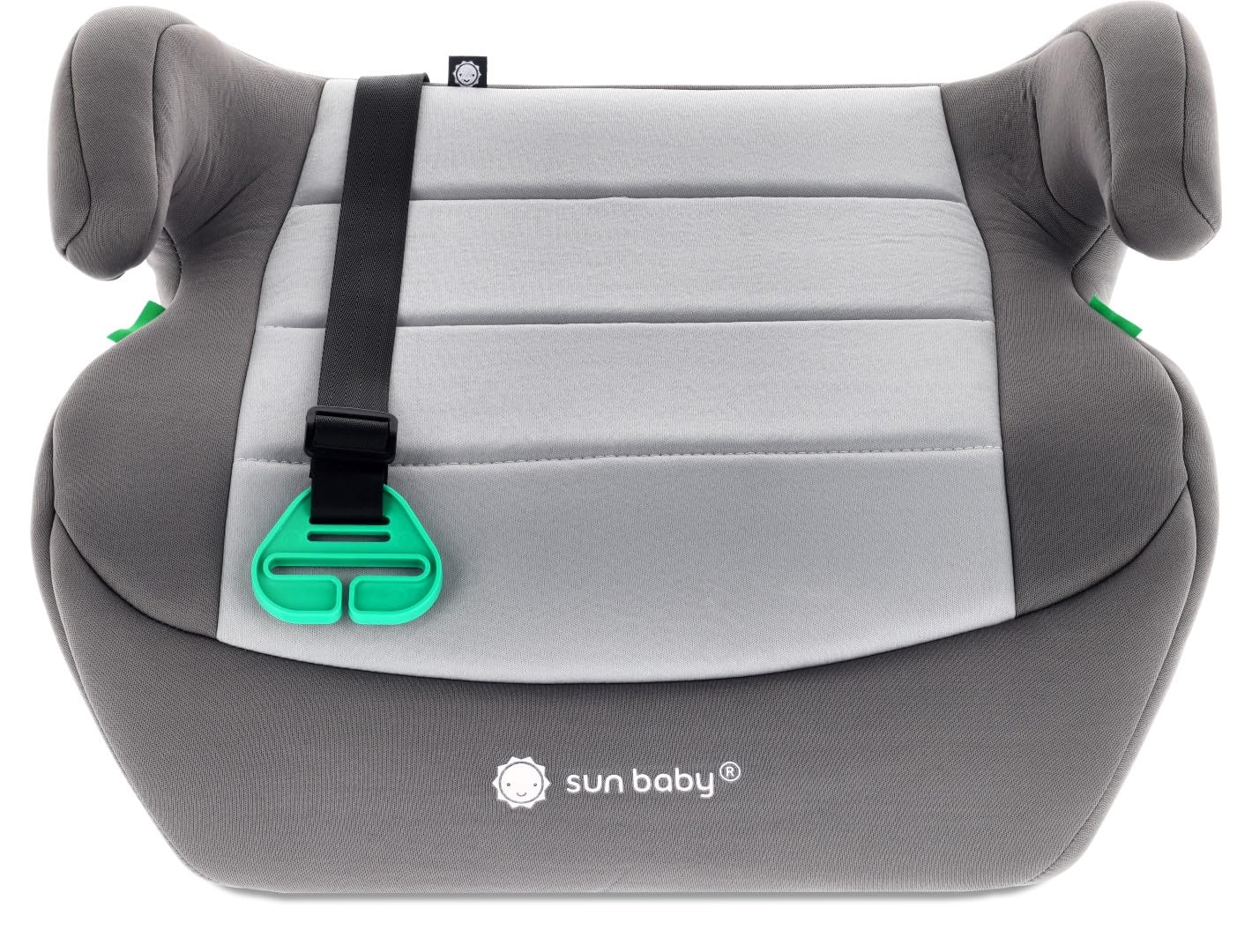 SUN BABY LITTLENEST – Podstawka Samochodowa 125–150 cm, Homologacja R129, Ergonomiczne Siedzisko dla Starszych Dzieci - Szara