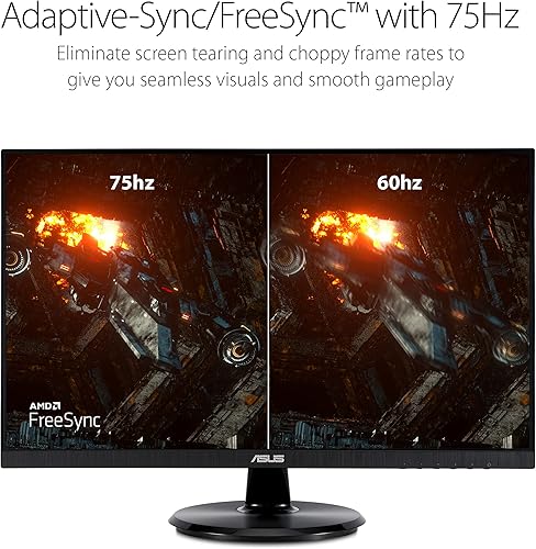 Miniatura 6 de ASUS Monitor 1080P de 23.8 pulgadas (VA24DCP) - Full HD, IPS, 75Hz, USB-C 65W Power Delivery, altavoces, sincronización adaptativaFreeSync, luz azul