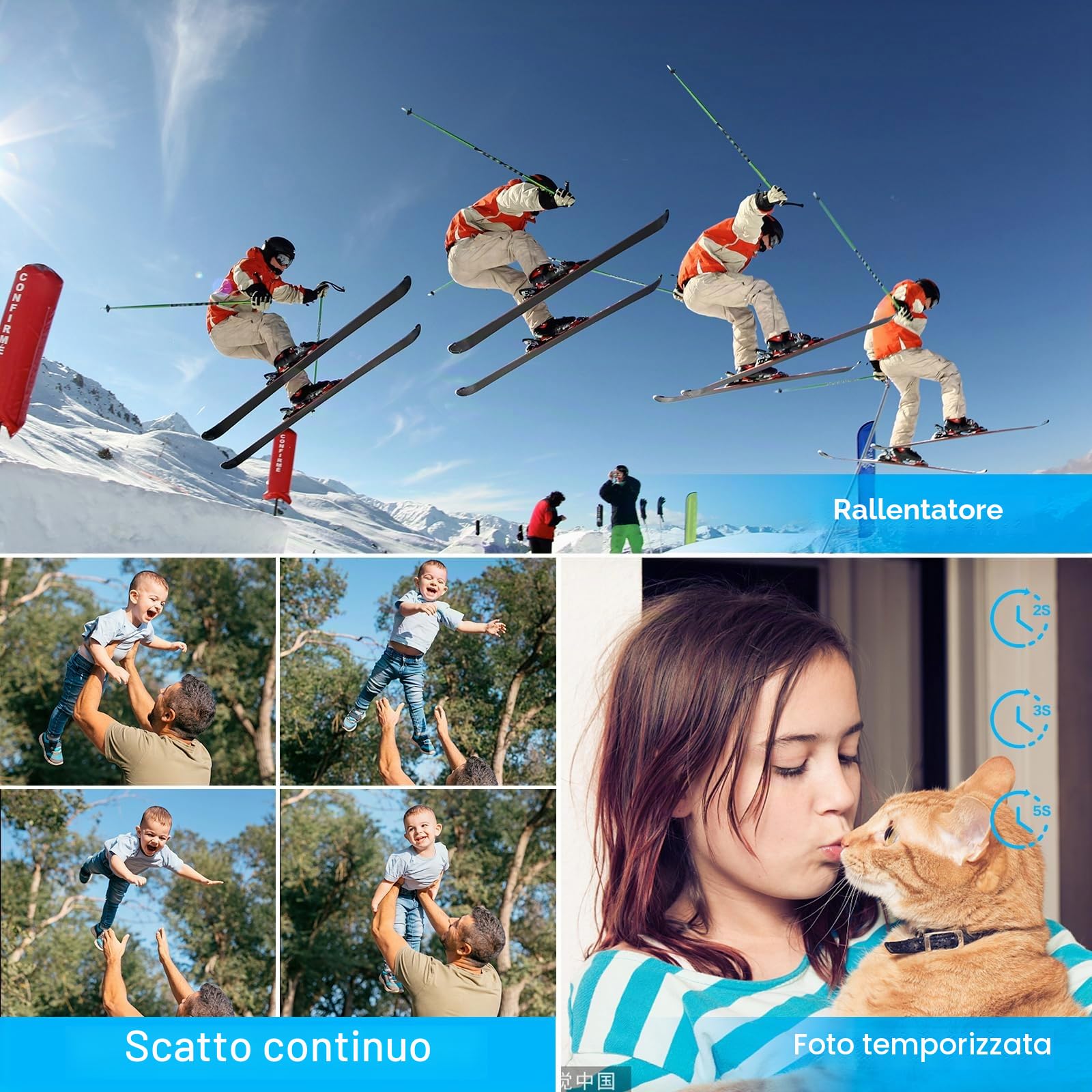 Videocamera FHD 1080P 36MP 30FPS Youtube Vlogging Visione Notturna IR 16X Zoom Digitale 3.0'' IPS Rotazione Schermo di 270 Gradi Videocamera Digitale