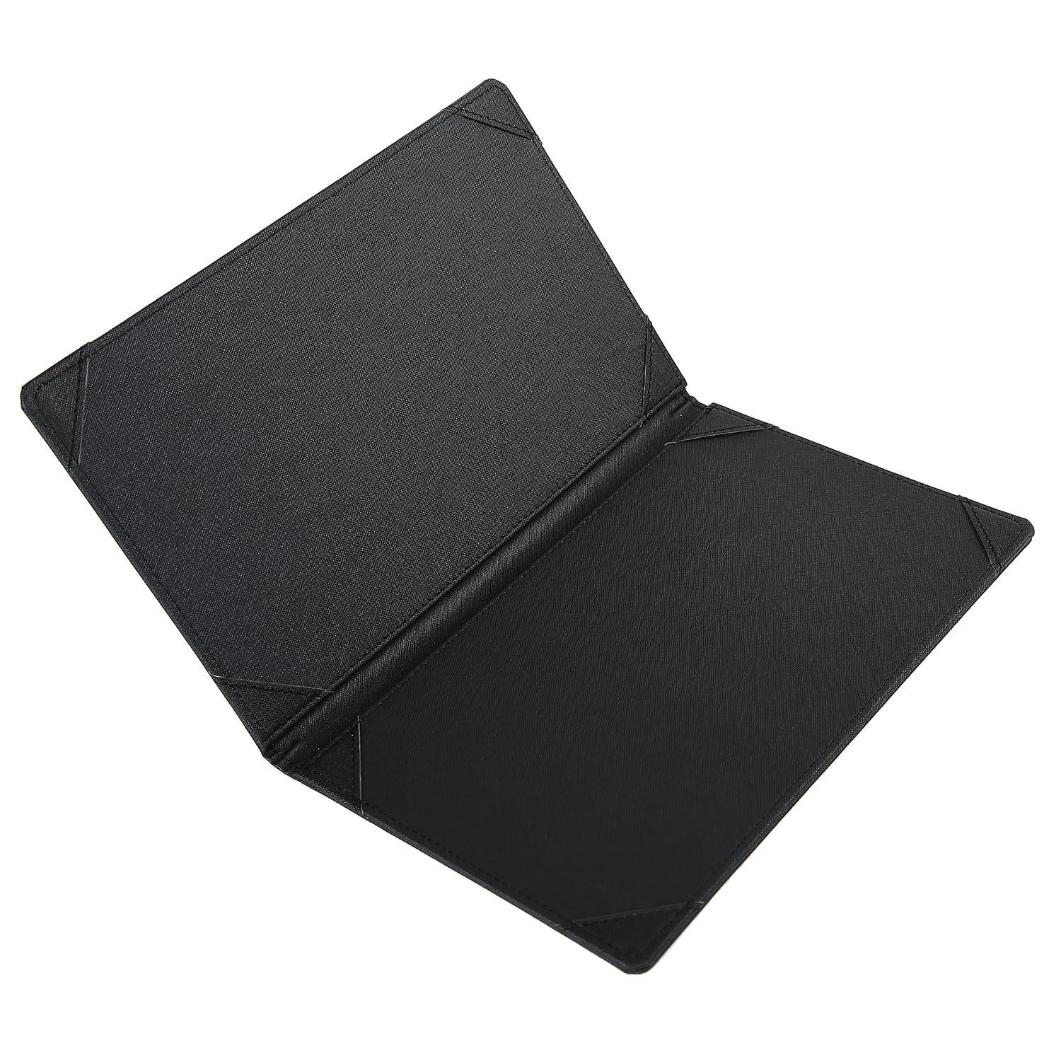 Letter Size 30 pcs Pack of Menu Covers 8.5X11 inch 2 Views with Logo Making,Gift 4 Sheets Printing Paper(Black) 2 View)